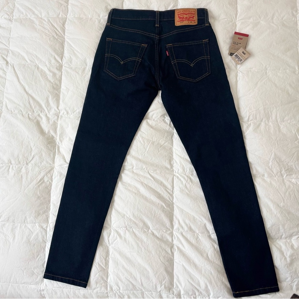Levi's 512 Slim Taper Deep Indigo Skinny Jeans